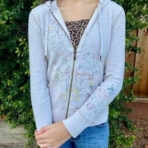 Knitted Zip Up Jacket